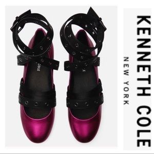 Brand New! Kenneth Cole New York Metallic Flats